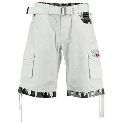 Geographical Norway Shorts Parking Bermuda White Man - Image 1 of 4