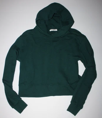 Camiseta blanca perfecta sudadera con capucha para mujer XS 100 % algodón hecha en EE. UU. verde Foto 1 de 4