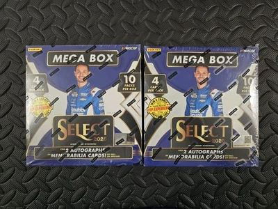 Lote de 2 2025 Panini Select NASCAR Racing (2) DOS Mega Cajas NUEVAS Foto 1 de 4