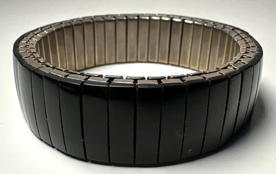 Pulsera elástica de ónix negro - Joyería de moda Foto 1 de 4