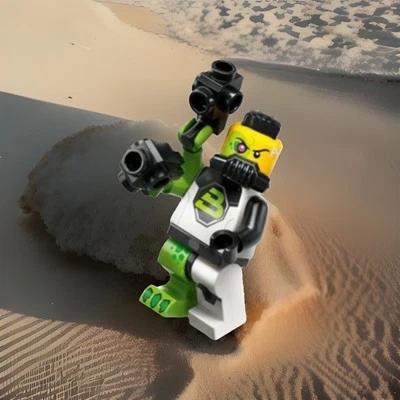 LEGO Minifigure Series 26 Blacktron Mutant Minifig 71046 col448 NEW - Image 1 of 4