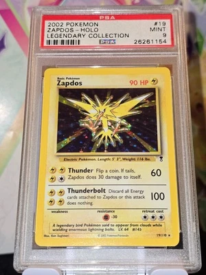 Pokemon  2002 Zapdos Holo Legendary Collection  #19 Psa 9 (Old Label) - Image 1 of 2