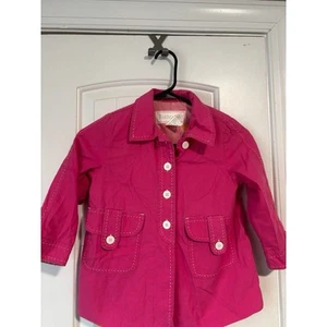 Rothschild Kids Girls Bright Pink Lightweight Coat Jacket 4 - Picture 1 of 3