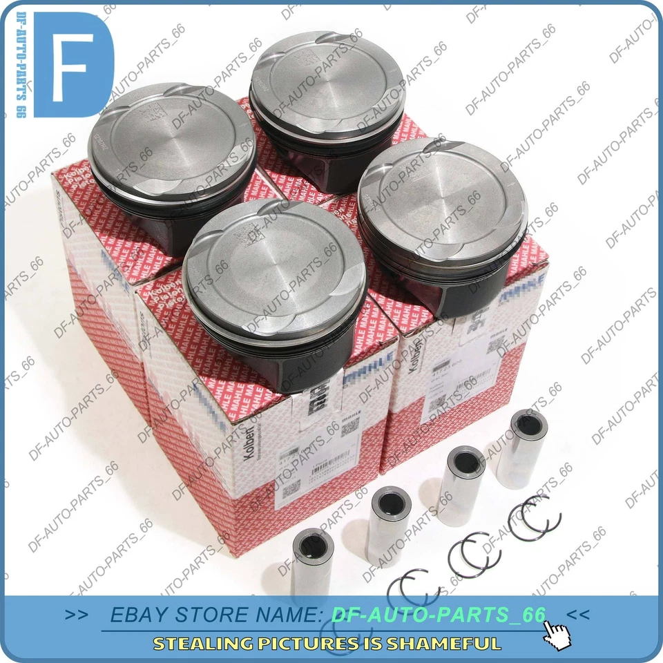 Juego de 4 pistones y anillos Φ82 mm STD para Volvo XC40 S60 XC60 V90 B4204T 2.0 T4 T5 L4 Foto 1 de 4