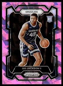 2023-24 Panini Prizm Purple Cracked Ice GG Jackson II RC Memphis Grizzlies #179 - Bild 1 von 2