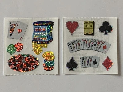 Vintage Sandylion Gambling /Casino Sticker Lot Of 2 NOS Modules Foto 1 de 2
