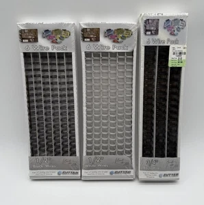 ZUTTER BIND IT ALL WIRE PACK 1/2” & 3/4” Nero Bianco Lotto di 3 NUOVI - Foto 1 di 2