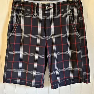 American Eagle Outfitters karierte Herren Chino Shorts Größe 28 Longboard Baumwolle - Bild 1 von 8