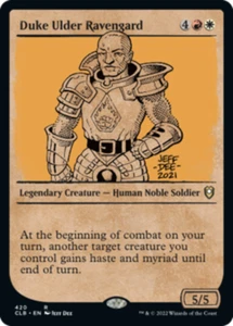 [4x] Duke Ulder Ravengard - Showcase Near Mint, English Commander Legends: Battl - Bild 1 von 1