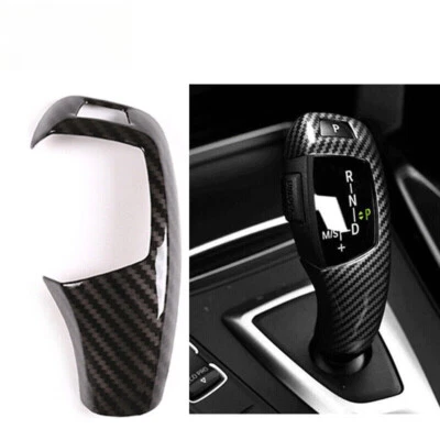 Accesorios de cubierta de cambio estilo fibra de carbono para BMW X3 X4 X5 X6 F30 F10 F20 F34 Foto 1 de 4