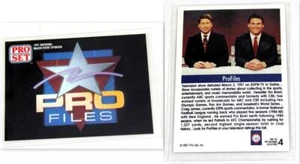 1991 National Convention Pro Set Pro Files Promo Card Craig James Tim Brandt - Picture 1 of 4