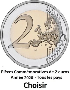 TOUTES LES PAYS DISPONIBLES ANNÉES 2020 - 2 Euros Commemorative - NOUVEAU UNC - Picture 1 of 63