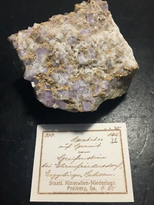 Apatit, Granit, Greifensteine, Ehrenfriedersdorf, Erzgebirge, Sachsen - Bild 1 von 12