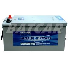 LKW AGM Batterie Megalight POWER Batterie 12V 230 Ah 1500A/EN ersetzt 210 225 Ah