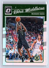 2016 Donruss Optic #7 Khris Middleton Holo Blue Excellent