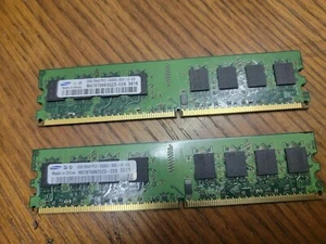 SAMSUNG 4GB (2X2GB) 2Rx PC2-5300S-555-12-E3 SPEICHER. NUR TEILE - Bild 1 von 1