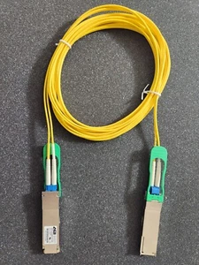 100G QSFP28 Active Optical Assembly Cable 3M 10ft 100GbE DELL MELLONOX CISCO HP - Picture 1 of 2