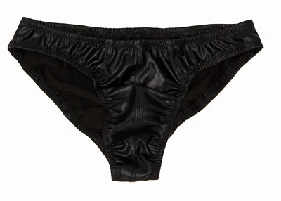 Men's Posing briefs PVC Wet Look sexy pants underwear bondage Made in UK - Image 1 of 3