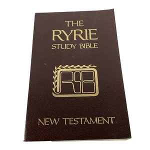 The Ryrie Study Bible New Testament New American Standard Version PB Like New - Afbeelding 1 van 10