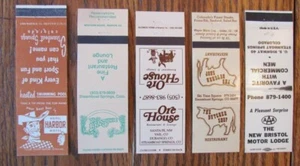 FUNDAS STEAMBOAT SPRINGS, COLORADO MATCHBOOK: LOTE DE 5 FUNDAS DIFERENTES -A - Imagen 1 de 2