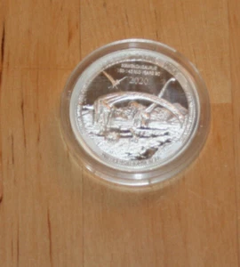 Silbermünze Mamenchisaurus Prehistoric Life (3.) 2020 - Kongo - 1 Oz ST Congo - Bild 1 von 2