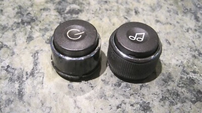 2006 CADILLAC DTS  RADIO STEREO TUNER SELECTOR KNOB SET OEM FREE SHIPPING - Image 1 of 2