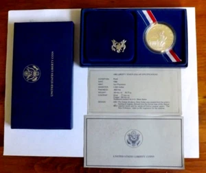 1986 LIBERTY SIVER DOLLAR - Picture 1 of 12