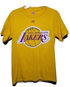 Los Angeles Lakers LA Men Cotton Blend Size Small Kobe Bryant 24 Logo T-Shirt 