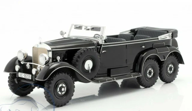 Model Car Group Mercedes-Benz G4 (W31) 1938 Echelle 1:18 Voiture Miniature - Noire (MCG18209)