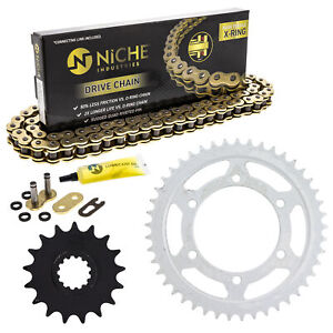 Sprocket Chain Set for Yamaha YZF R1 17/45 Tooth 530 X-Ring Front Rear Combo Kit