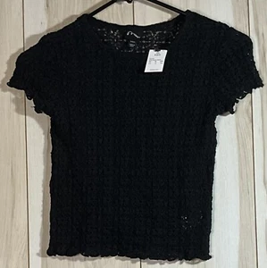 Art Class Black Girl's Size Small Top - Picture 1 of 2