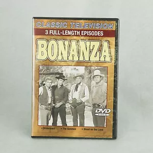 Bonanza DVD 3 full length episodes Classic TV Sealed Plastic Western Ponderosa - Imagen 1 de 2