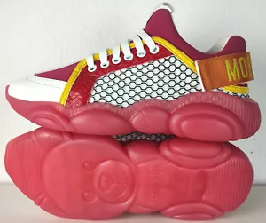 MOSCHINO Sneaker TEDDY BEAR RUN MIT STRAP Damen Designer Schuhe Bunt Gr.38 NEU - Bild 1 von 19