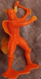 Vintage Marvel Comics Orange/Red Plastic Thor 7" Rare - Picture 1 of 3