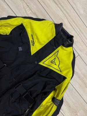 Vintage Dainese Textile Gore-Tex Jacket Motorcycle shoulder+elbow protect sz 50 - Image 1 of 4