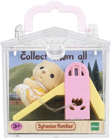 Sylvanian Families 5204 Families Dog on Slide Baby Carry Case, NEW Cover