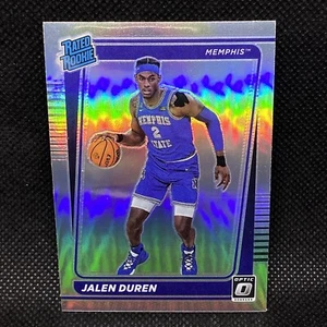 Prizm! 🚨2022 Donruss Optic Jalen Duren RC Detroit Pistons Rookie 13 Silver Holo - Picture 1 of 2