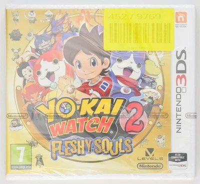 Yo-Kai Watch 2 Fleshy Souls Nintendo 3DS RPG 2017 SEALED | PAL | LEVEL-5 | ADVEN - Image 1 of 4