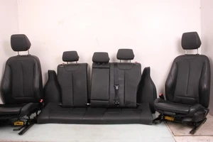 Sitzgarnitur Sitz Rücksitz BMW F21 125d 218PS Leder Sport Dakota Schwarz - Bild 1 von 7