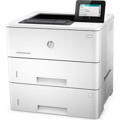 HP LaserJet Enterprise M506x Wireless Monochrome Printer (F2A70A) - Perfect Con. - Image 1 of 2