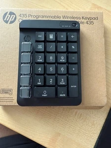 HP Wireless Keyboard 435 Numeric Bluetooth Black – Compact & Portable - Picture 1 of 2