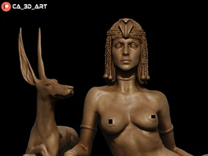 1/24 Resin Figure Model Full Kit Cleopatra NSFW Unpainted Unassembled DIY Toys - Picture 1 of 1