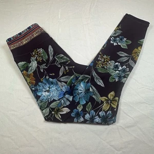 Johnny Was Bee Active Floral Leggings NWOT Size Small - Picture 1 of 12