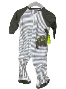 Gerber 2 pc. Sleep ‘N Play Onesies Dinosaur Size 3-6 Months - Picture 1 of 3