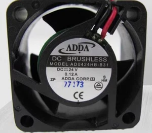 ADDA AD0424HB-B31 4028 DC24V 0.12A 2-Wire Inverter Cooling Fan - Picture 1 of 1