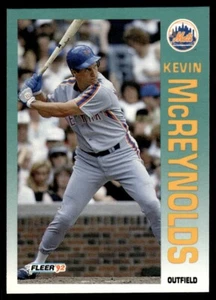 1992 Fleer Kevin McReynolds New York Mets #512 - Picture 1 of 2