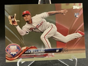 Nick Williams - 2018 Topps Gold #226 Rookie RC /2018 Philadelphia Phillies