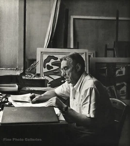 1950s Vintage FERNAND LEGER Artist By WILLY MAYWALD Original Photo Gravure Art - Picture 1 of 1