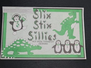 Tri-Chem ricamo liquido SLIX STIX SILLIES #0501 trasferimento ferro caldo vintage - Foto 1 di 17