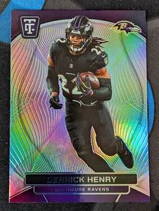 2024 Totally Certified Derrick Henry Platinum Holo Ravens - Picture 1 of 2